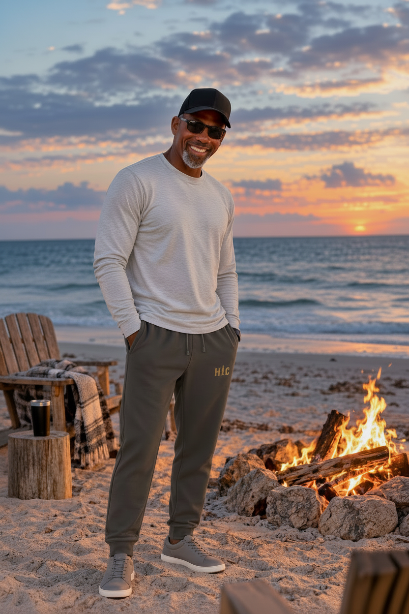 Signature   Men's "Honor In Adventure" Pigment-Dyed Sweatpants