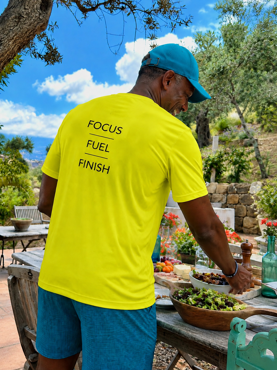 Men's "Honor In Strength"  Focus Fuel Finish Performance Crew Neck T-shirt