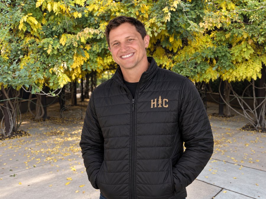 Signature Embroidery Men's "Honor In Adventure" Puffer Jacket