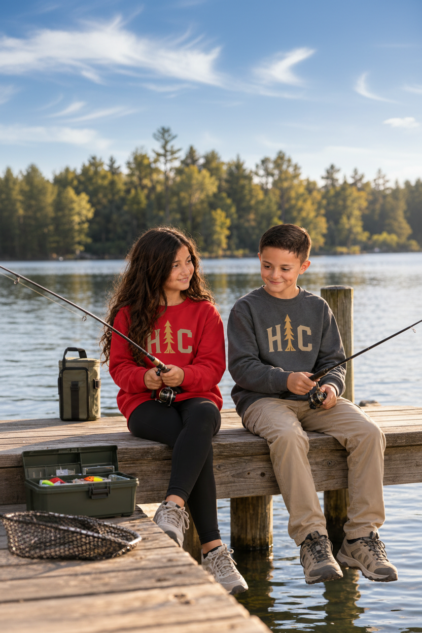 Youth "Honor In Adventure" Crewneck Sweatshirt