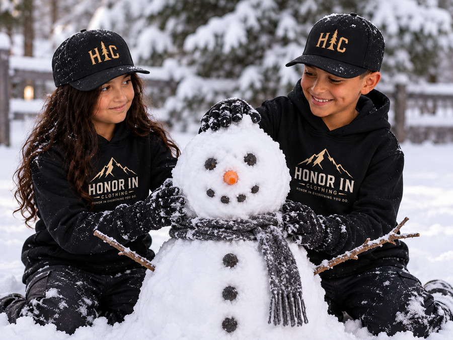 Youth "Honor In Clothing" Heavy Blend Pullover Hoodie