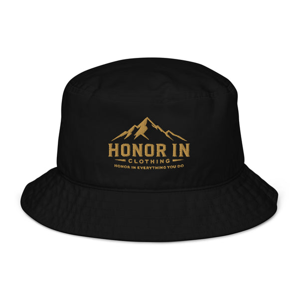 "Honor In Clothing" Organic bucket hat