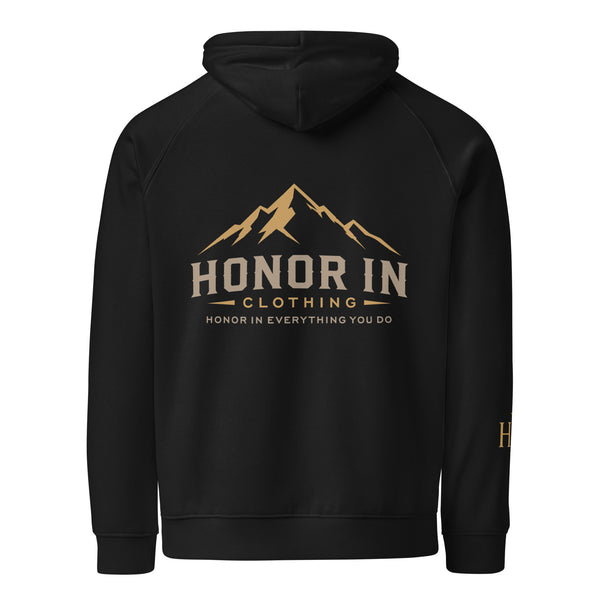 "Honor In Clothing" Women's eco raglan hoodie (Copy)