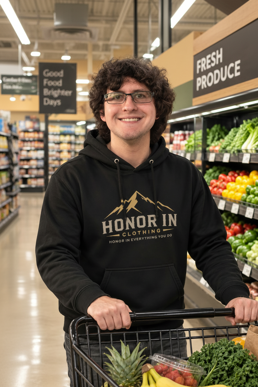 Men's " Honor In Clothing" Pullover Hoodie